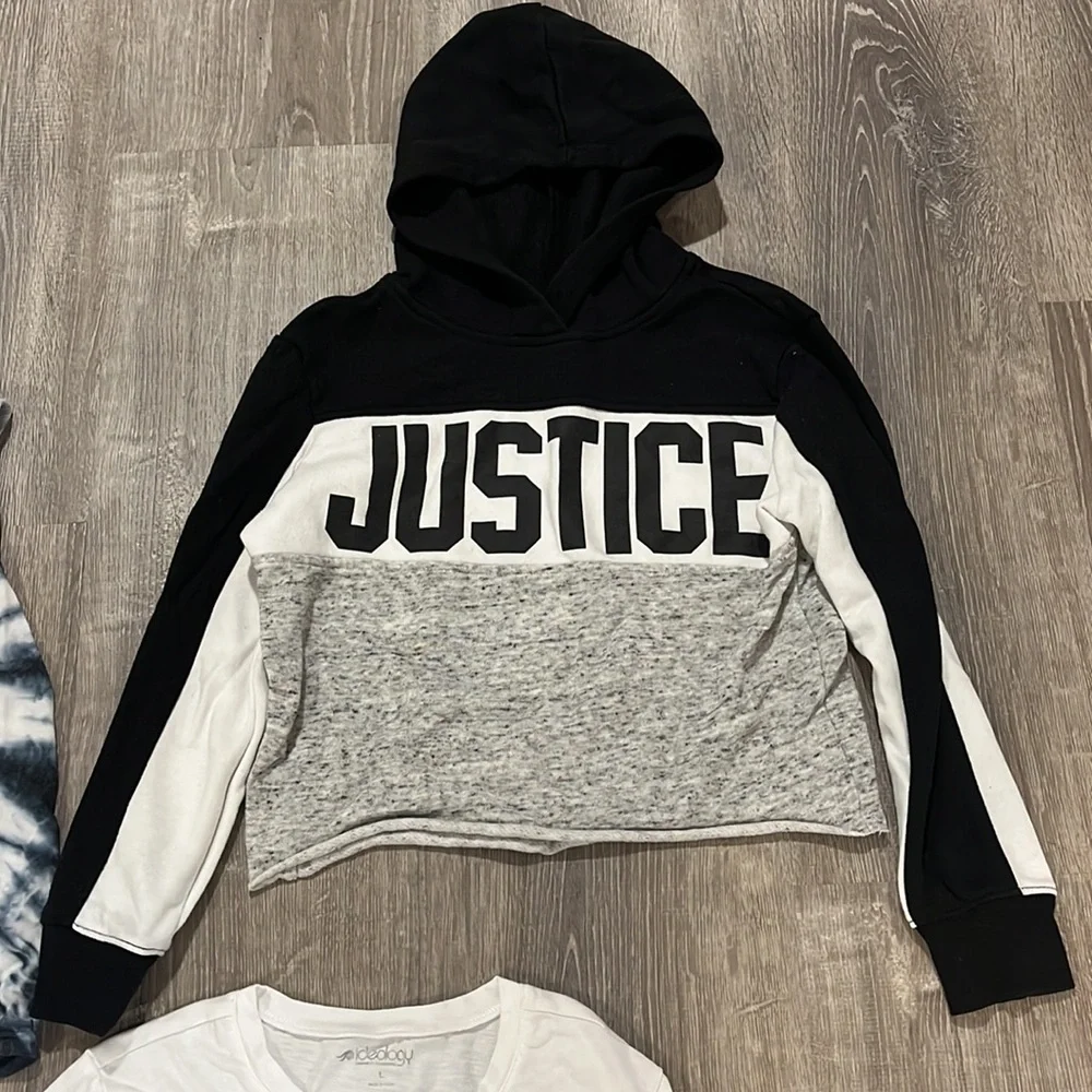 Girls Justice & Ideology Lot Athletic Soccer Tie Dye Girls Run The World 8 10 L